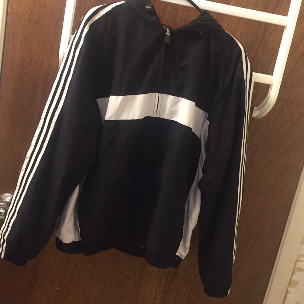 Men’s bcg black and white zip up jacket